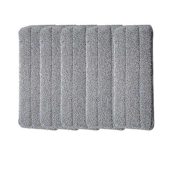 /EA/Moppesæt med spand, Erstatningskludesæt med 4 grå enkle mopper, Moppesæt (5 stk., grå)