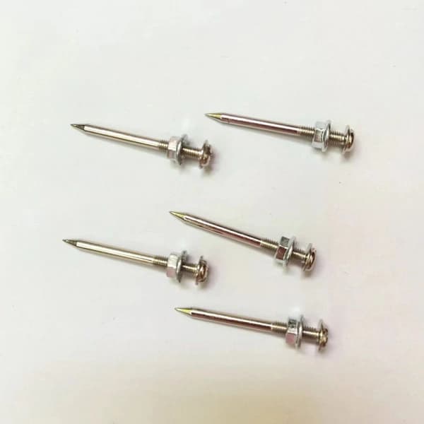/EA/10 stk Patchwork-spiker 42 mm, gressplenspiker for hage, høyt gress, gressplener