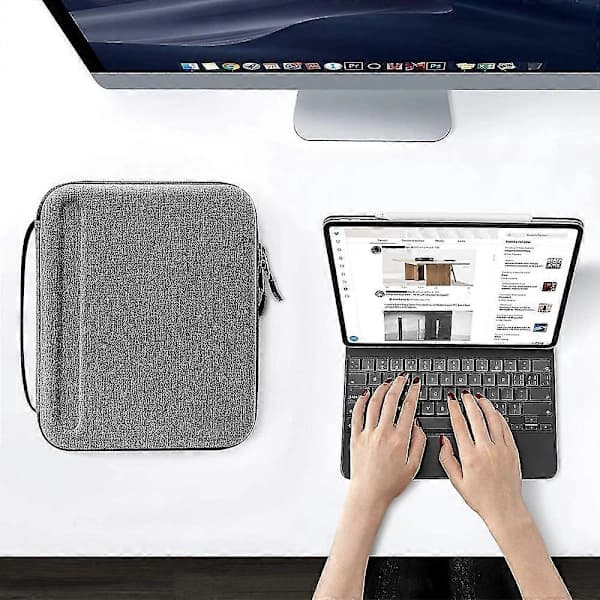 /EA/tomtoc Taske Etui til 12,9-tommer iPad Pro (3., 4. og 5. generation) 2018-2021