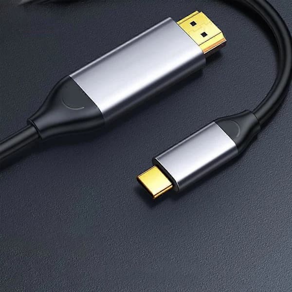 /EA/USB C til HDMI-kompatibel kabeladapter (3 kompatible) 4K@30Hz 70.87