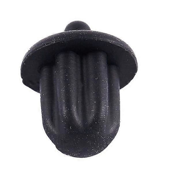 /EA/10x Sorte Gummi 6.35mm Lydjack PC DVD Mikrofon Stik Støvhætte Sort