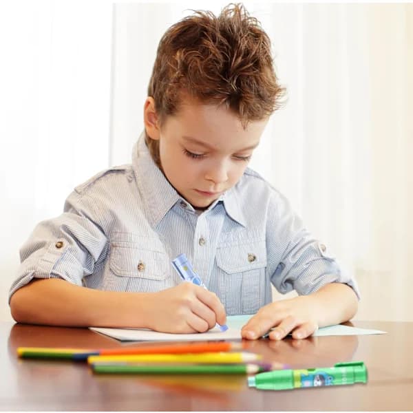 /EA/4 Retractable Viskelæder Pen, Blyant Viskelæder med 8 Erstatningskerner