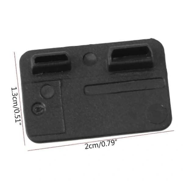 /EA/Mini USB Side Door Udskiftning Kamerabeskyttelsesdæksel til Reparationsdel Sort