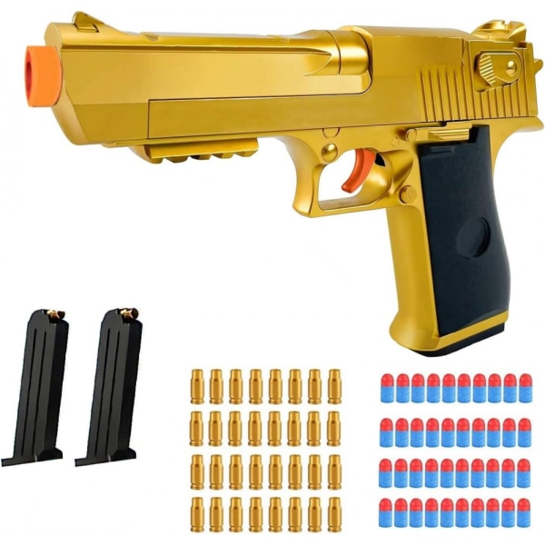 Soft Bullet Toy Foam Blasters Guns Pistol med Foam Pellet Shell Ejecting Gun