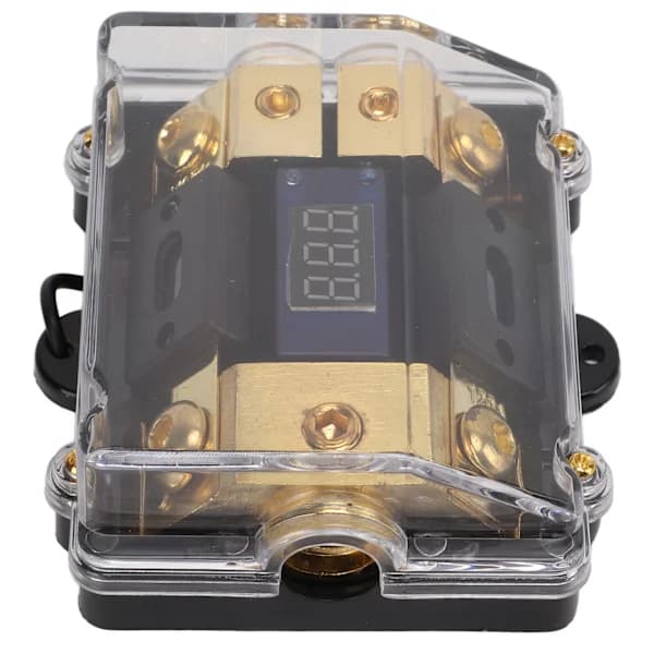 /EA/1 in 2 ut Ström Jord Distributör Splitter Koppar Universal för Bilstereo 0/2 Gauge Kabel 100A