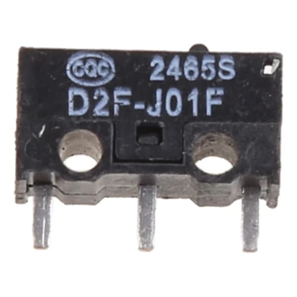 /EA/10 stk. D2f-j01f Sort Punkt Sort Til Shell Mus Mikrokontakt 3-ben