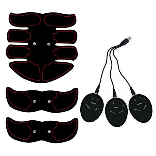 /EA/Abdominal Stimulator, 1 stk. sort og rød farveskema Abdomin