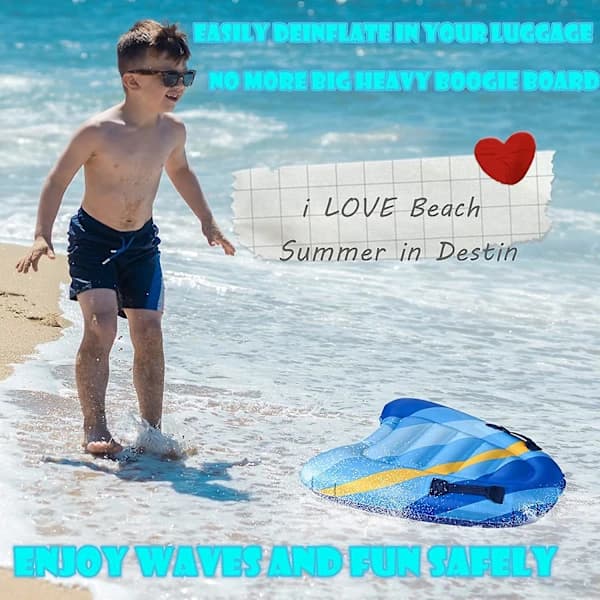 /EA/Uppblåsbara Boogie Boards för Barn, Simbassäng, Flytande Leksaker