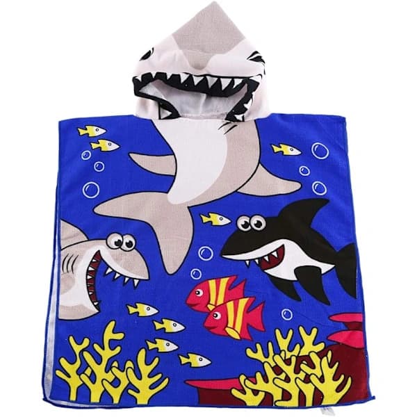 /EA/Børneponcho med hætte til småbørn, blødt badehåndklæde til drenge