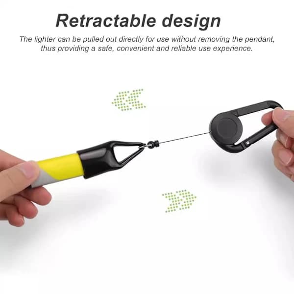 /EA/Styck Tænderholder Udtrækkelig, Udvidbar Clipperholder, Tænderholder Ærmeklemme, med Kroge, Anti-Tabt Tænderholder (Sort)