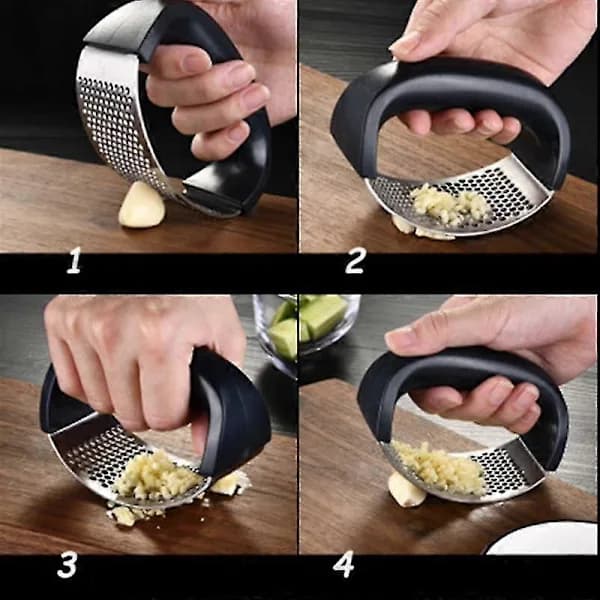 /EA/Garli Hvitløkspresse Rustfritt Stål