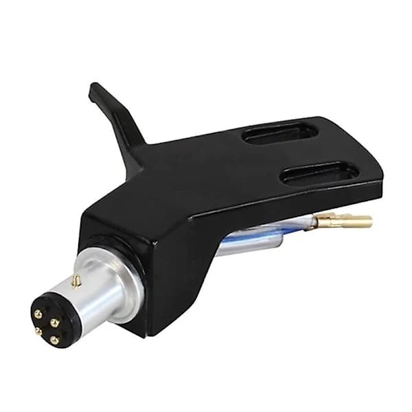 /EA/Pladespiller Headshell Aluminiumlegering Headshell Pladespiller Nåleudskiftning Phono Stylus Kassetter Rack Sort-max Sort