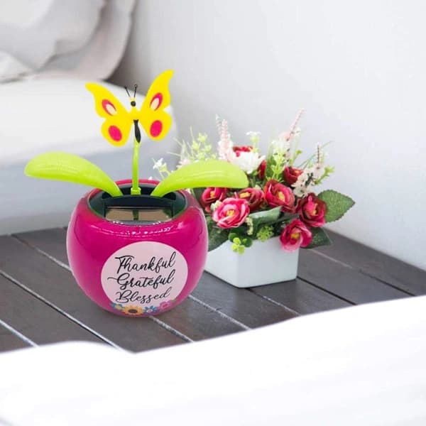 /EA/ Solcellsdriven dansande blomma leksak, svängande dansare leksak mode