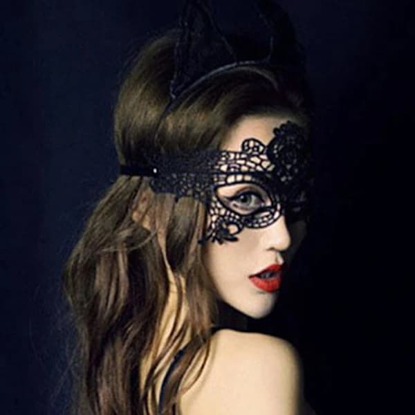 /EA/15 st Halloween flexibla spetsmasker