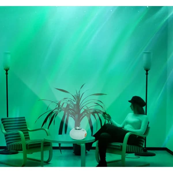 /EA/Stjerneprosjektor Aurora Borealis Stjernehimmel Lys Full av Stjerner Blu