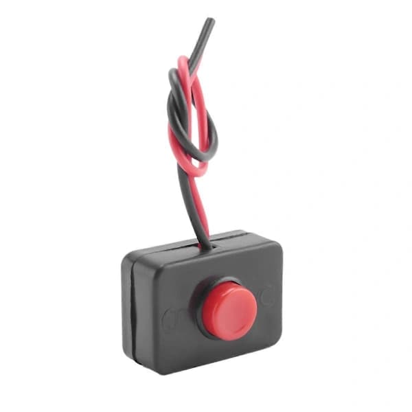 /EA/DCC12V2A Selvklebende base trykknapp momentan aktivering kablet strømbryter for biler
