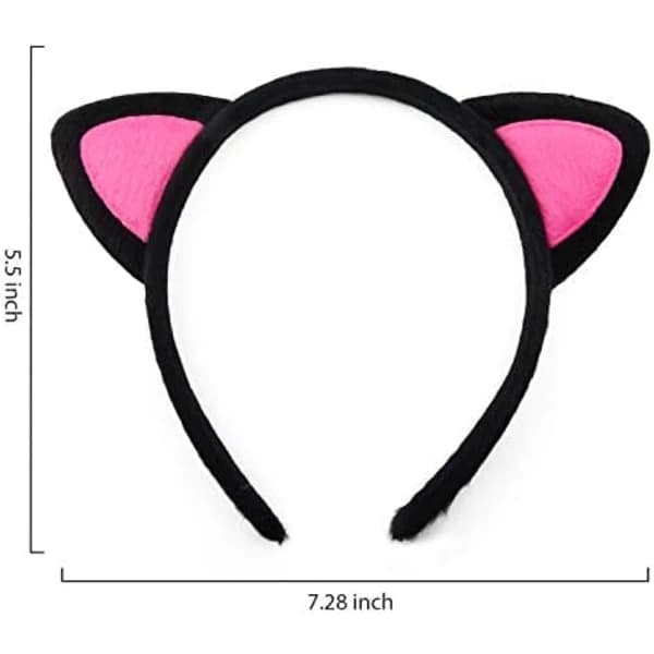 /EA/Katteøre Diadem til Kvinder Kostume Kattekvinde Tilbehør Makeup Festgaver