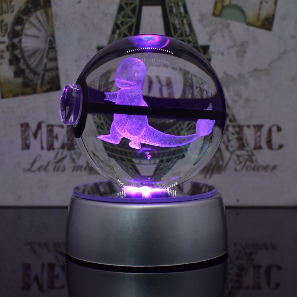 3D Nattljus, Kristallkula LED-lampor Jul Födelsedagspresent för barn Bas, Illusion Toy Lamp Nattlampa Barn Semester C