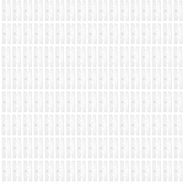 /EA/200-pack Ballongfästen, Återanvändbara Ballonghållare, Transparenta