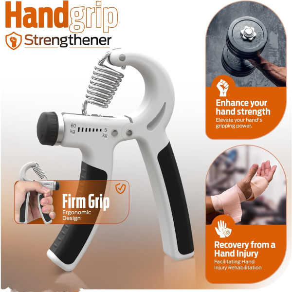 5-60 kg Grip Strengthener Tränare °C Justerbar Underarm Strengthener Strengthener grön