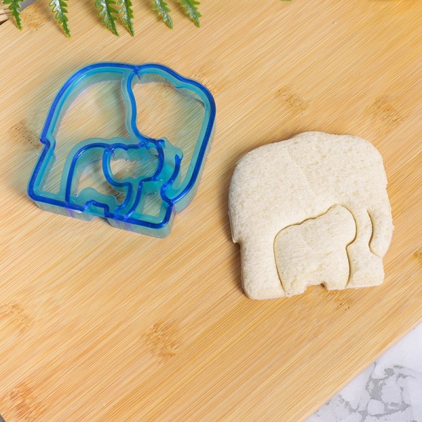 Sellify Block: Sötformad Sandwich Crust Edge Cutter Cookie Cake Form Cookie Cutter Pick elephant mold