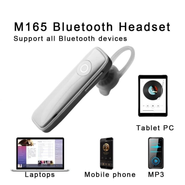 Bluetooth 4.1 Headset Trådlösa in-ear stereohörlurar Handfree Earphone Earbud Black