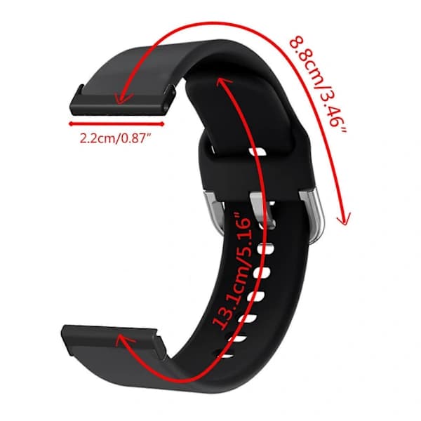 /EA/Vaskbart urrem Silikone Armbånd Åndbart til SpartanSport Wrist til Hr