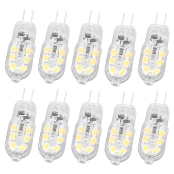 10 kpl G4 LED-lamppuja, himmennettäviä korkealla värintoistolla