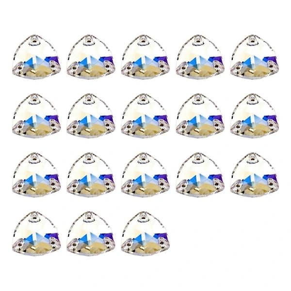 /EA/Glasskrystall Flat Bunn Diamant DIY Klestilbehør