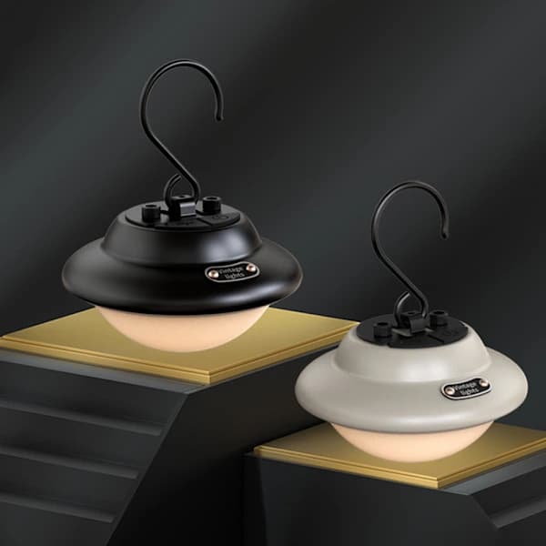 /EA/Hvit Bærbar LED Campinglampe, Superlys Belysningslykt