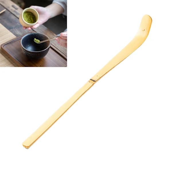 /EA/2st Tevisp Bambu Japansk Matcha Grönt Te Pulverborste Teredskap Kökstillbehör Vit bambu