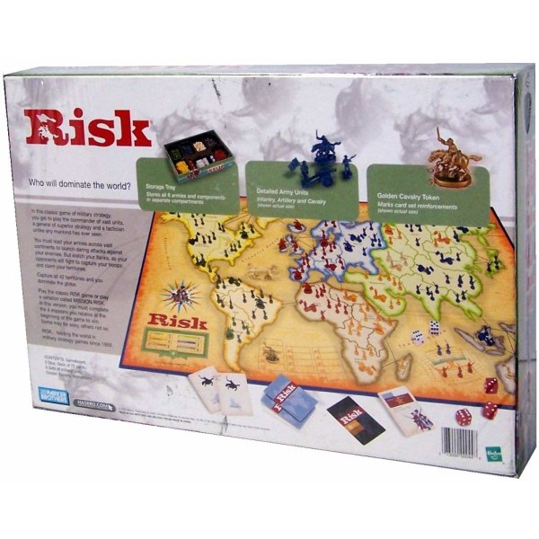 Risiko: The Game of Global Domination, brettspill, brettspill, familiespill, selskapsspill, 1 stk