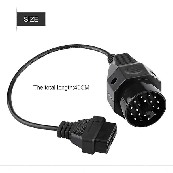 /EA/20-stifts till OBDII 16-stifts adapterkabel, bilskannerkabel för B-MW E36 E38 E39 E46 E53 X5 Z3
