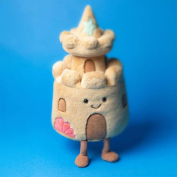 Jellycat 30 cm Amuseables Sandcastle blødt legetøj