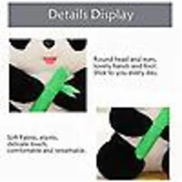 /EA/Panda bamse Panda plyslegetøj gave 38cm