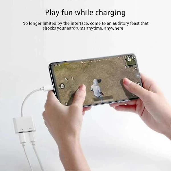 /EA/Hovedtelefonadapter Dac USB, Oplader 2 I 1 Type C, Aux Converter TC-flat