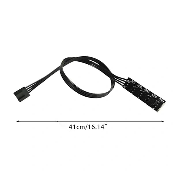 /EA/ 41 cm Lang PWM-flangehubadapter med muffe til blæsersplitter 1 til 5