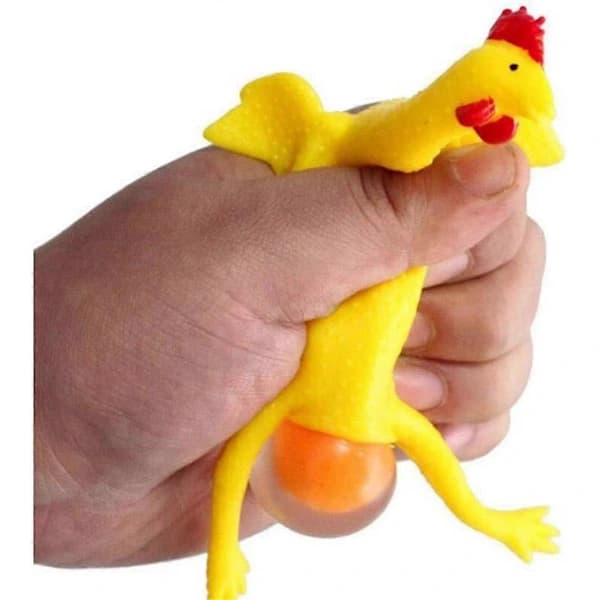 /EA/Mini 9cm Kylling- og eggleker for å lindre stress og legge egg