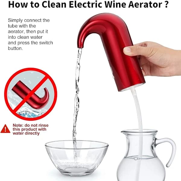 /EA/Elektrisk vinlufter One-touch Bærbar vinkaraffel Multi-Inte