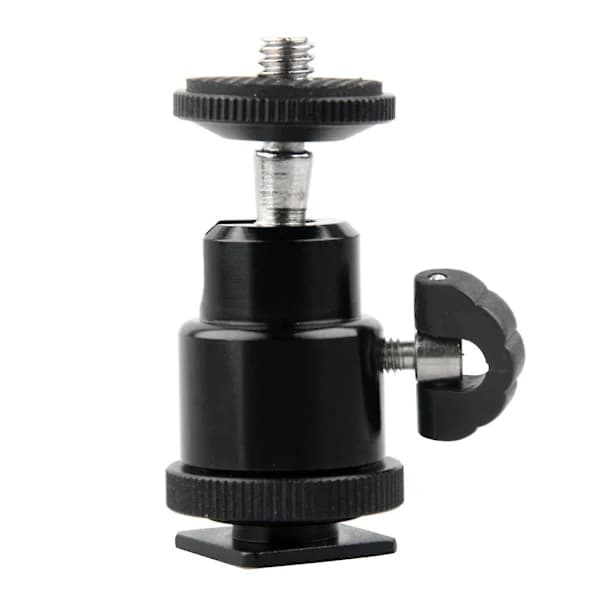 /EA/Kamerastativ LED-lys blitzstativbeslag holder montering 1/4 blitzsko-adapter