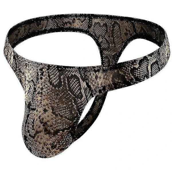 /EA/Herre Trosa G-streng Undertøj med Tryk Black snake pattern 2XL
