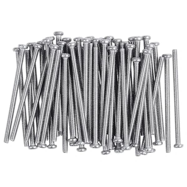 /EA/M2.5 X 40mm 304 Rustfritt Stål Phillips Rundskrue Bolt 60stk
