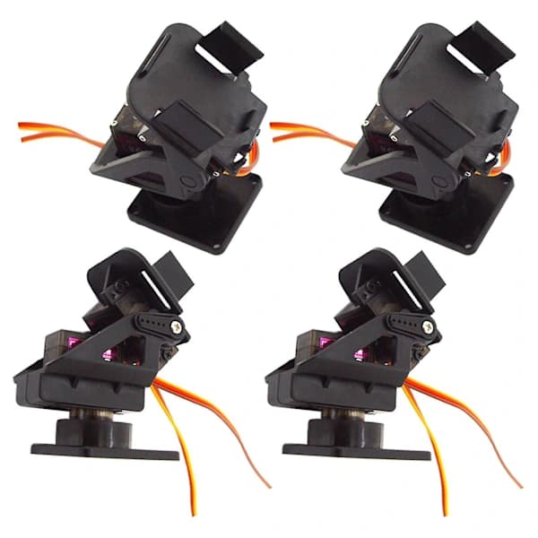 /EA/4x Pt Pan Tilt Servo Kamera Mount Platform Anti-vibration Til Fpv Pakke-max