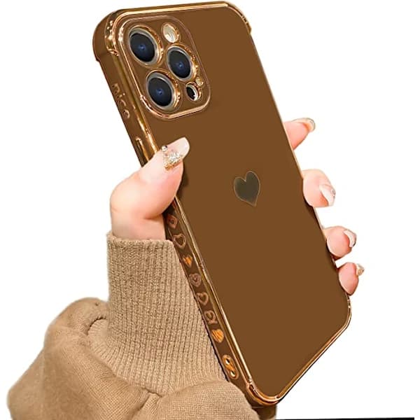 /EA/Kompatibel med iPhone 12 Pro Max Cover Kærlighed Hjerte Belægning B
