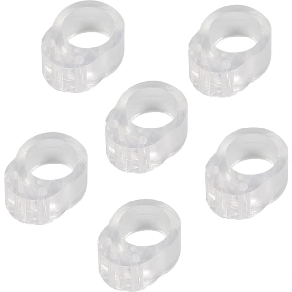 /EA/6 stk. PVC dørstop dørhåndtag stop dørhåndtag sæt Cle
