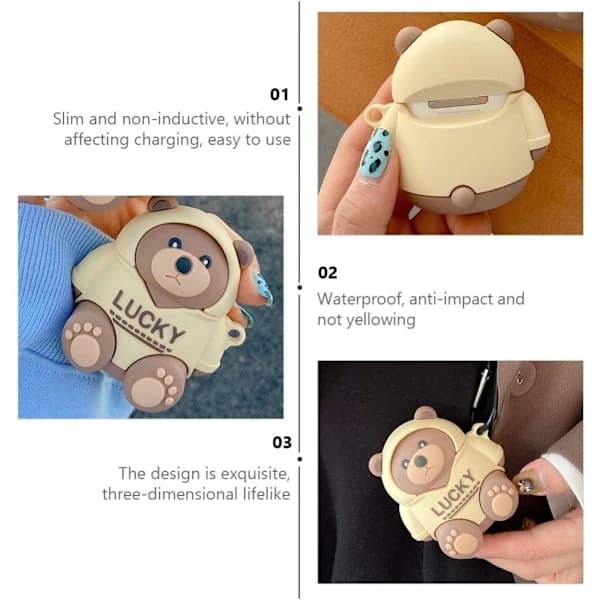 /EA/ Ørepropper Anti-Scratch Trådløse Ørepropper Silikone C