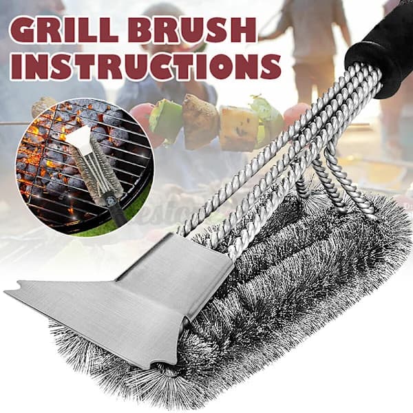 /EA/BBQ Grilliharja Scrubber Grillin puhdistustyökalu
