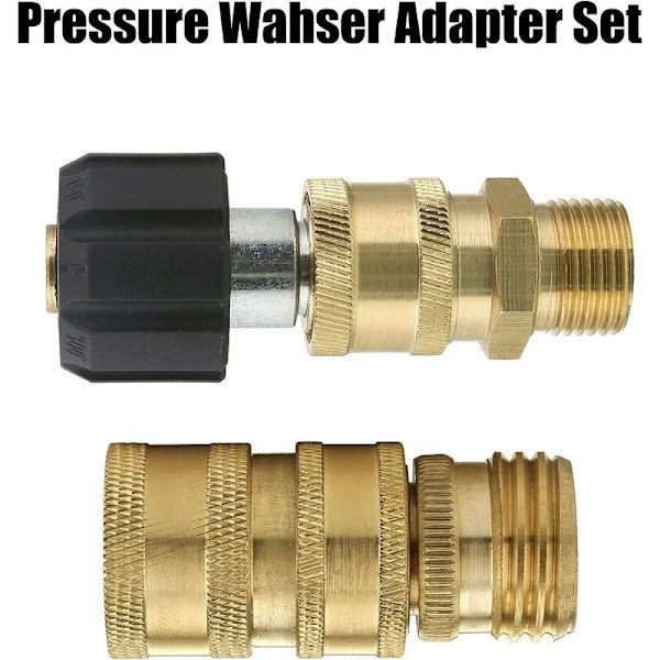 /EA/8-pack Tryckadapterset M22 Rotera 3/8 Snabbkoppling