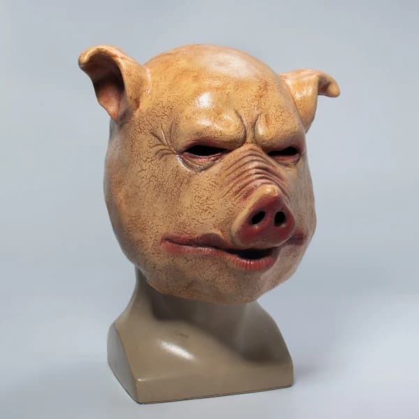 /EA/Latex grismask, en storlek, 26*30*25cm