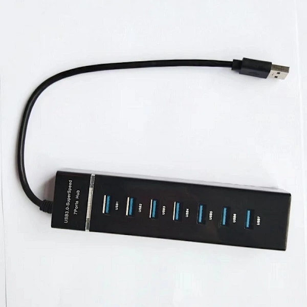 /EA/USB 3.0 Notebook/Desktop Expansionsdock, En-Træk Syv-Hub, 0,3 Meter Lang